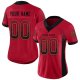 Men's Custom Red Black-Old Gold Mesh Drift Fashion Football Jersey